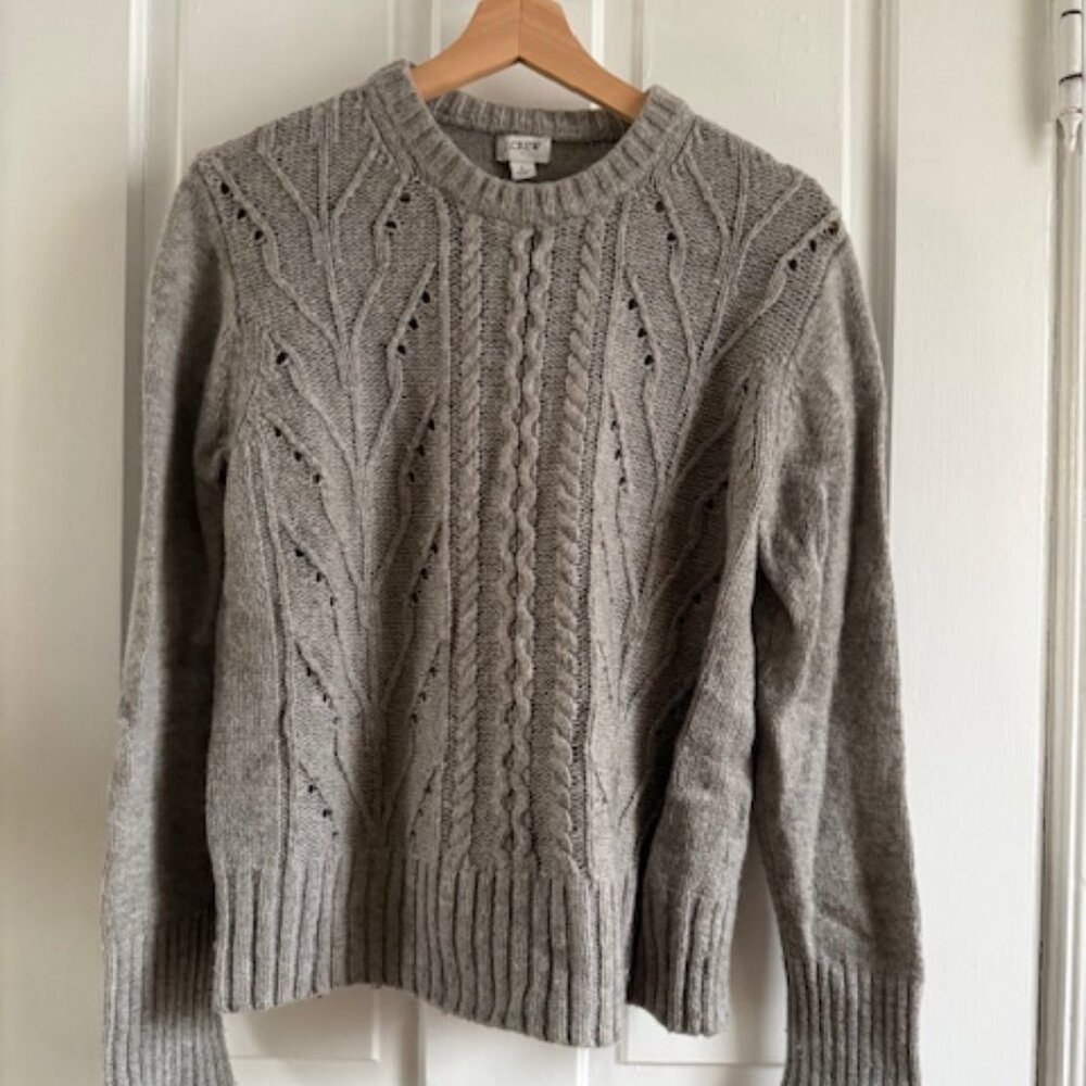 J.Crew Cable Knit Sweater